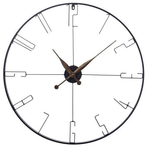 Trent Austin Design® Randwick Metal Wall Clock & Reviews Wayfair
